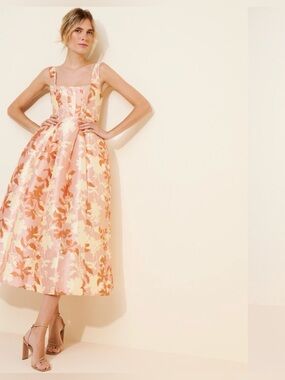 BHLDN | Dresses | Bhldn Holly Faux Leather Halter Midi Dress | Poshmark